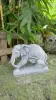 Artikelbild 1 des Artikels “Indra - Kleiner Elefant, nach links gebogen, 46,5cm L | Steinguss “
